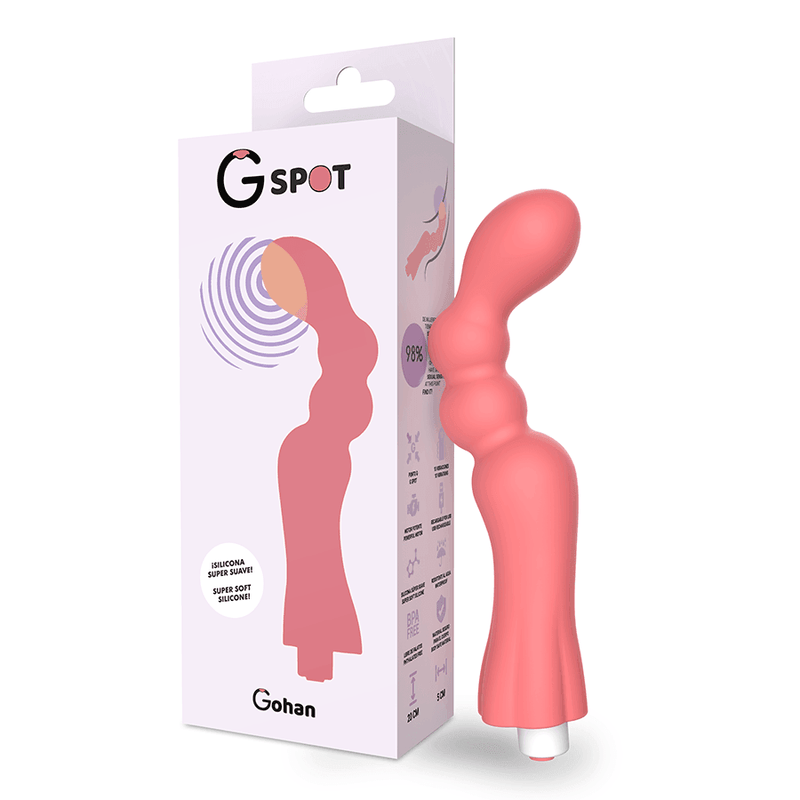 G-Spot Gohan light red vibrator - EROTIC - Sex Shop