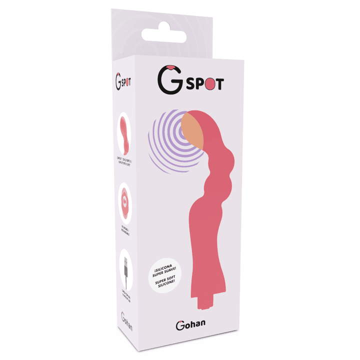 G-Spot Gohan light red vibrator - EROTIC - Sex Shop