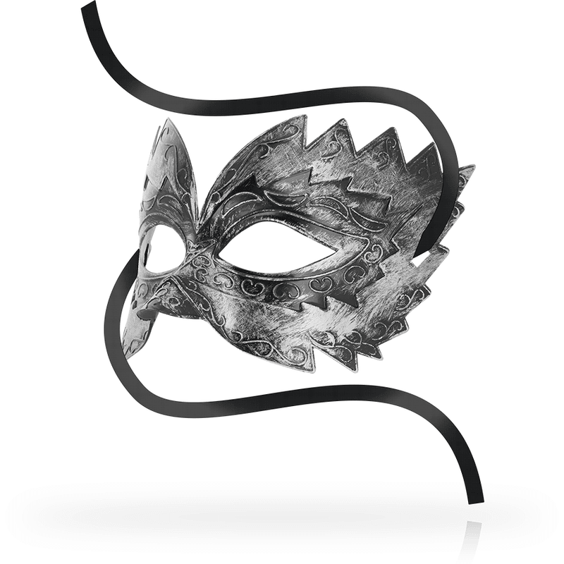 OHMAMA venecijanska maska za oči srebrna - EROTIC - Sex Shop