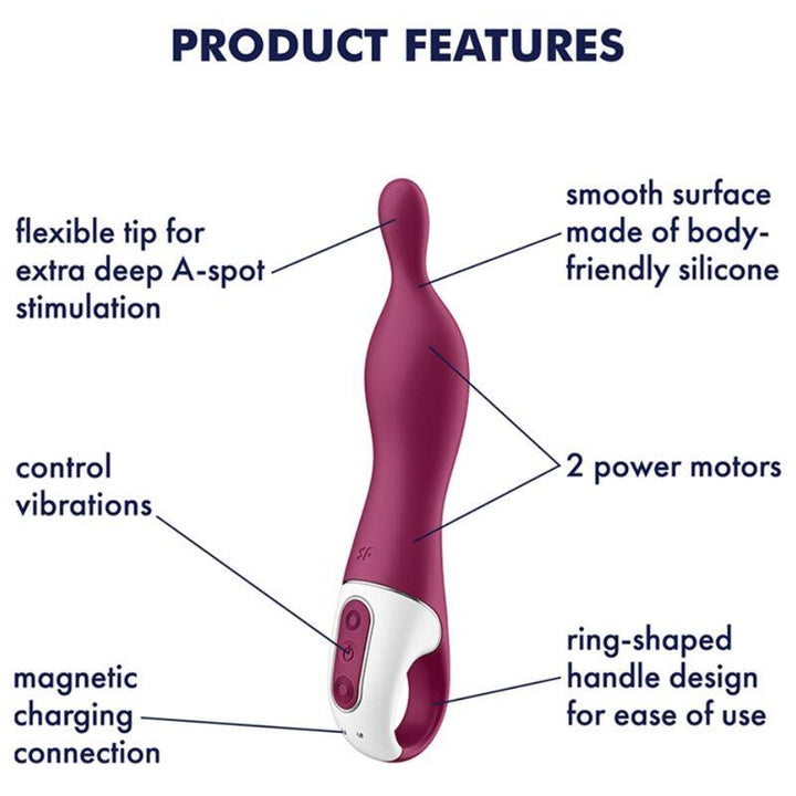 Satisfyer A-Mazing 1 A-Spot Vibrator - EROTIC - Sex Shop