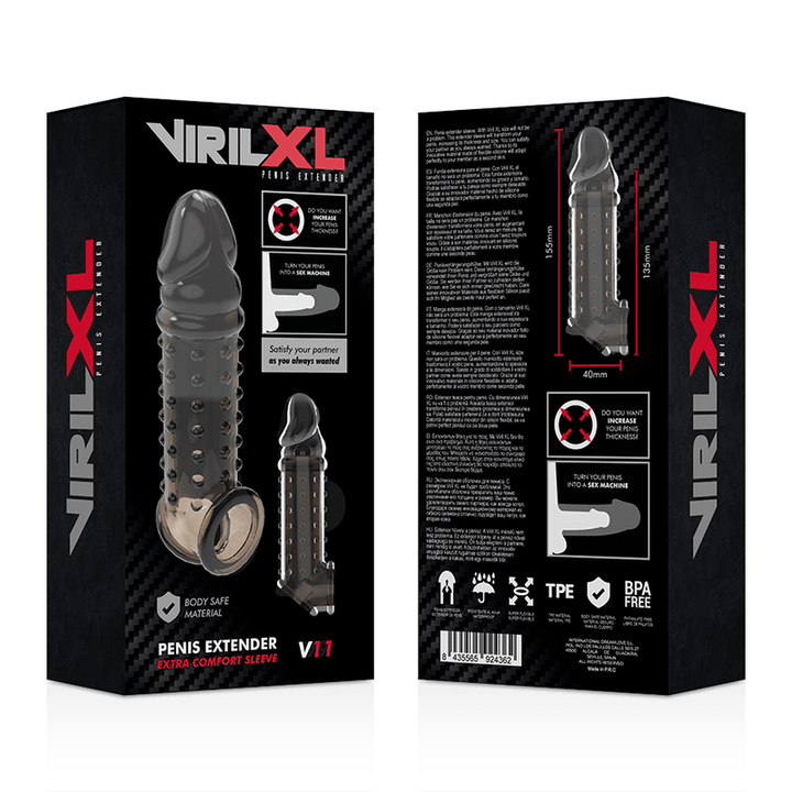 VirilXL V11 navlaka za penis crna - EROTIC - Sex Shop
