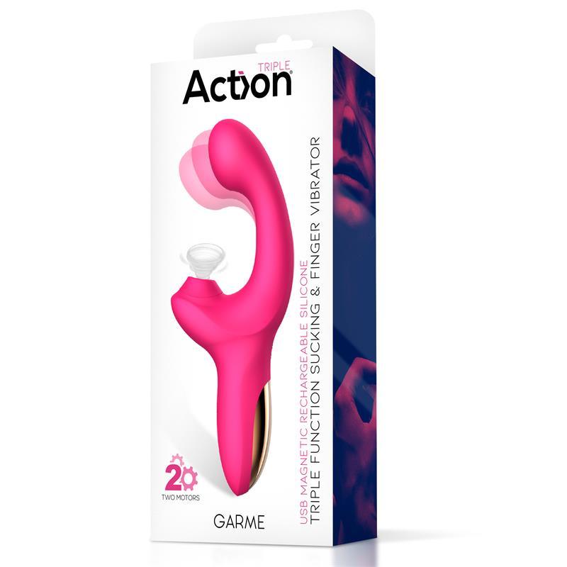 Action Garme Triple Function Vibrator - EROTIC - Sex Shop