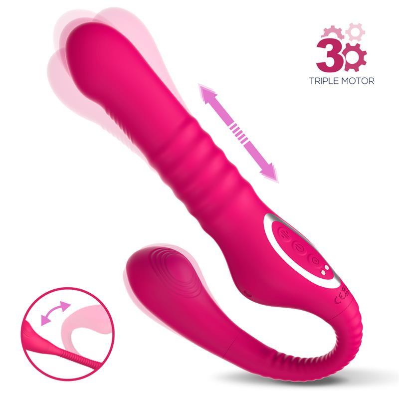 Action No.TwentyThree Triple Function Vibrator - EROTIC - Sex Shop