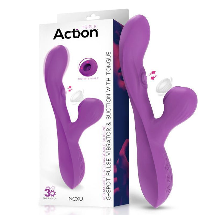 Action Noxu Triple Function Vibrator - EROTIC - Sex Shop