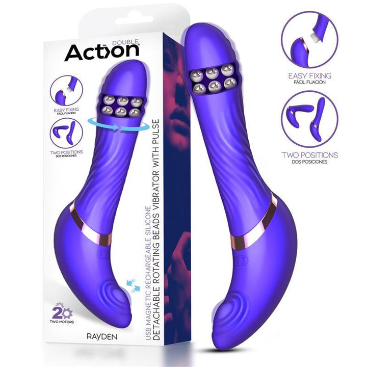 Action Rayden odvojivi vibrator s dva položaja - EROTIC - Sex Shop