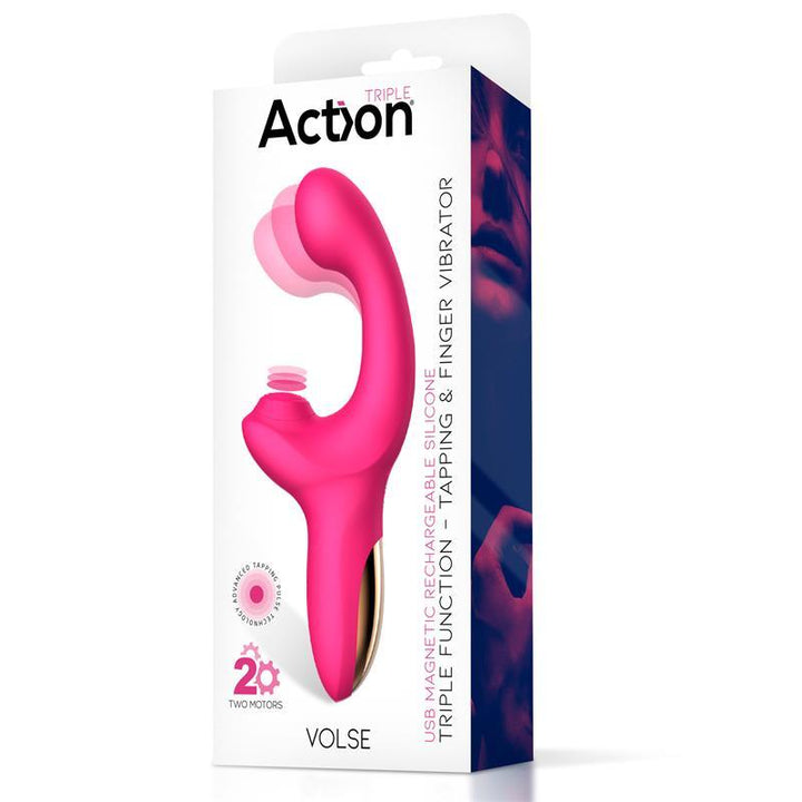 Action Volse Triple Function Vibrator - EROTIC - Sex Shop
