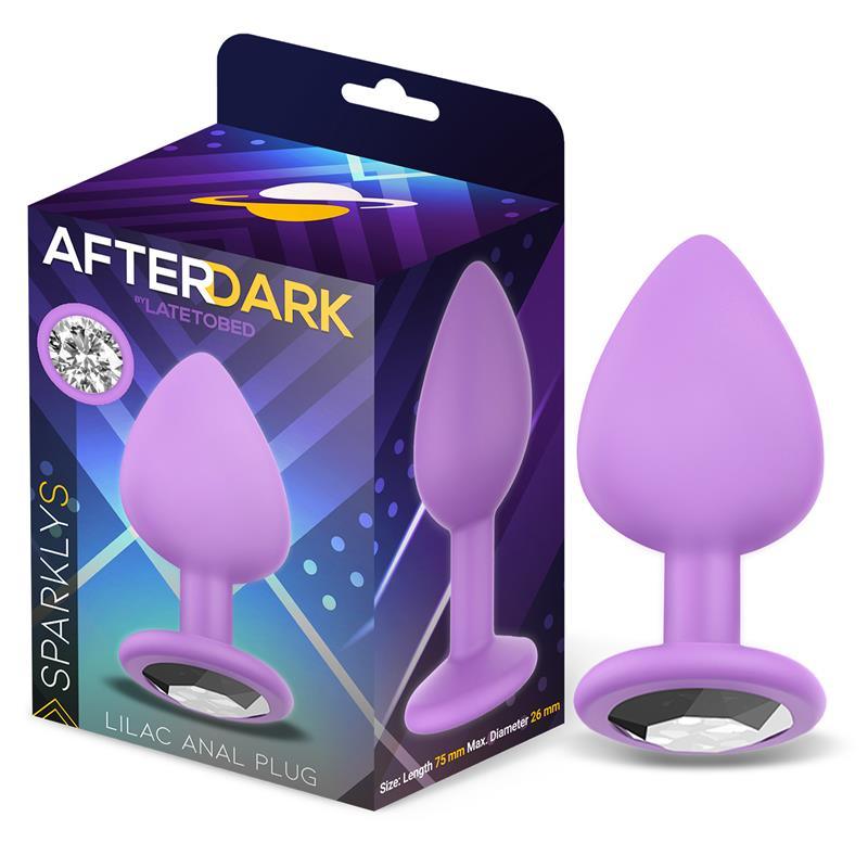 Afterdark Sparkly Butt Plug Lilac S - EROTIC - Sex Shop