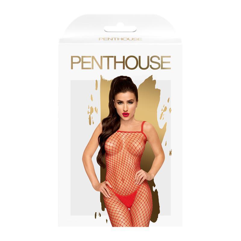 Penthouse Body Search catsuit, crvena - EROTIC - Sex Shop