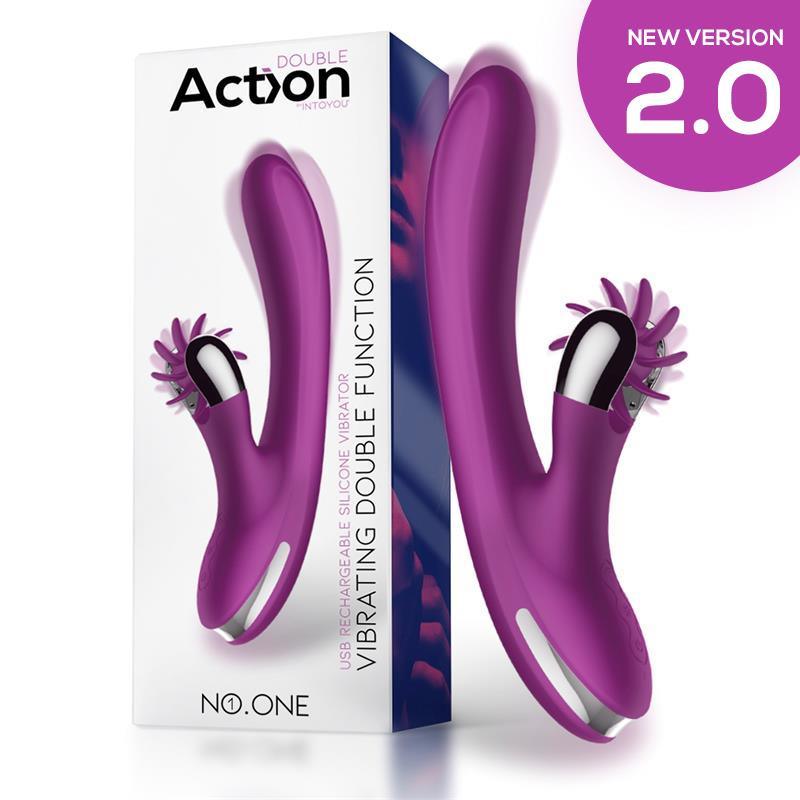 Action No.One Double Function Vibrator - EROTIC - Sex Shop