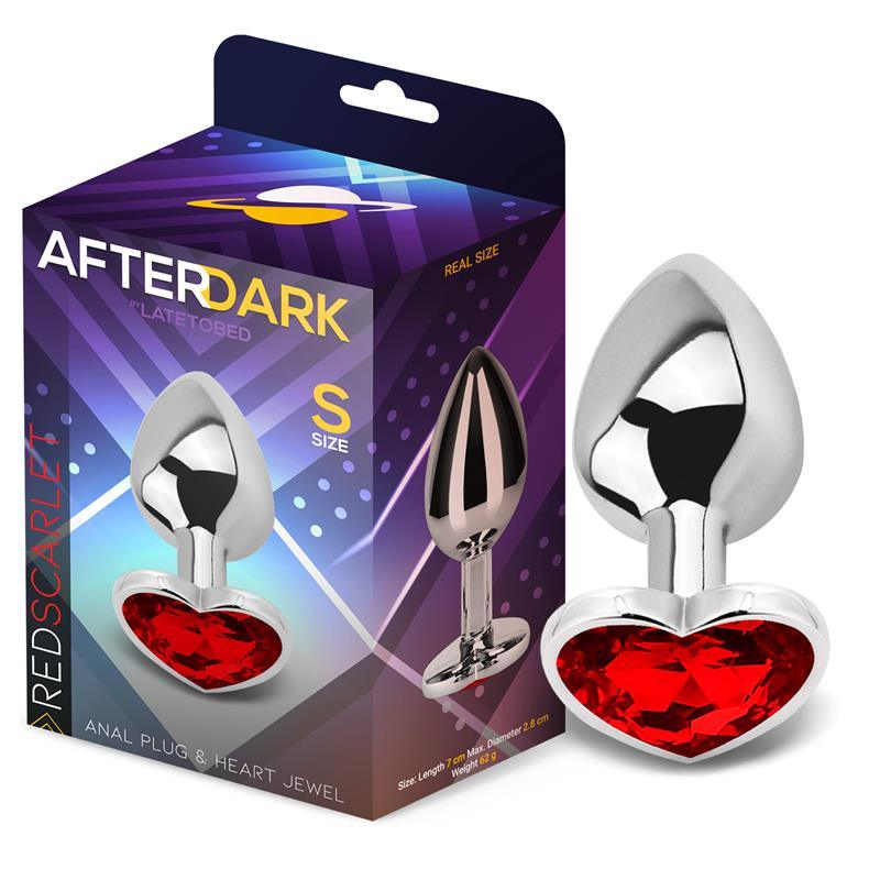 Afterdark Aluminium Heart Butt Plug S/M/L - EROTIC - Sex Shop