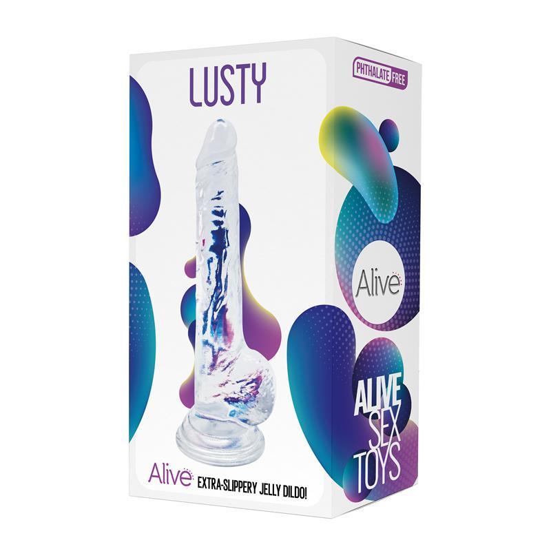 Alive Lusty Jelly Dildo 18cm - EROTIC - Sex Shop