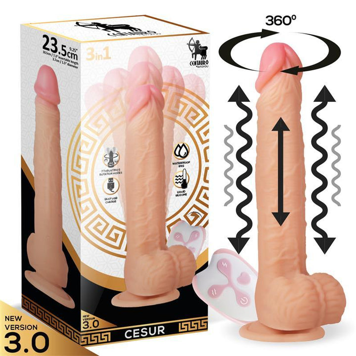 Centauro Cesur 3.0 realistični vibrirajući dildo - EROTIC - Sex Shop