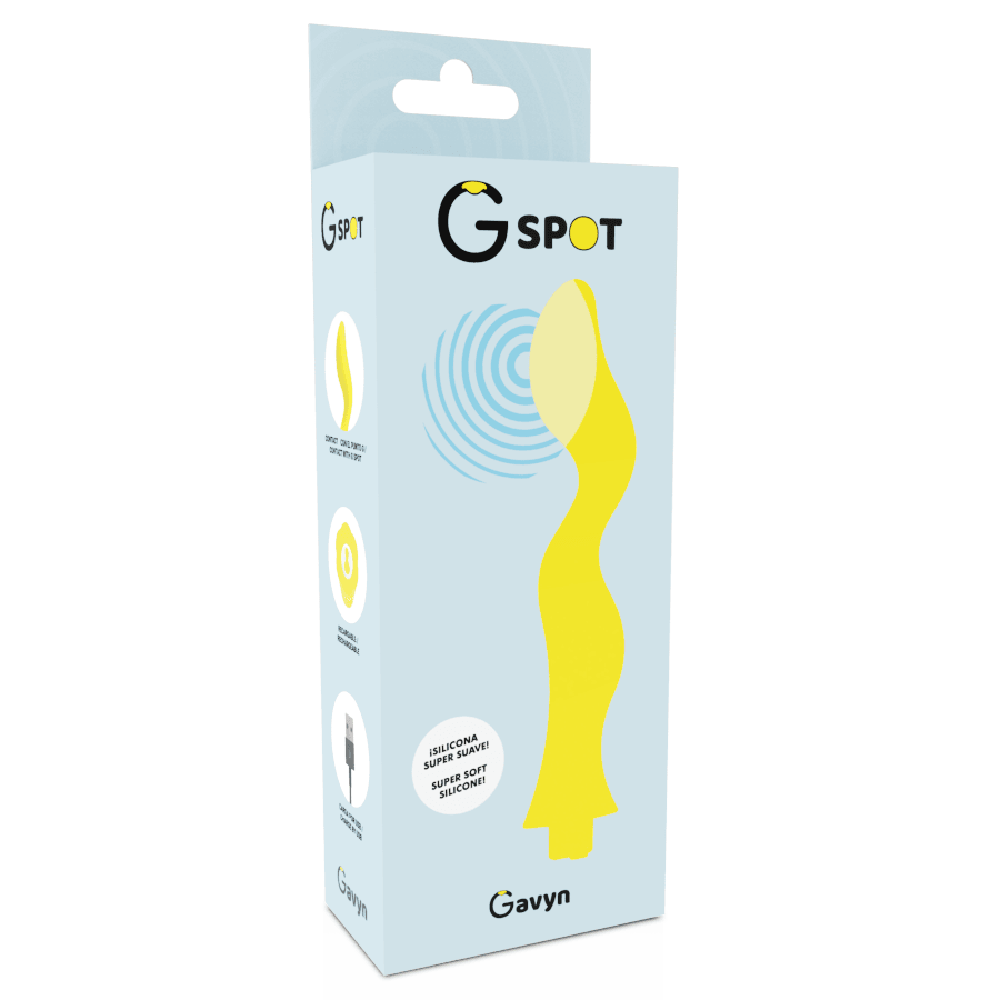 G-Spot Gavyn yellow vibrator - EROTIC - Sex Shop