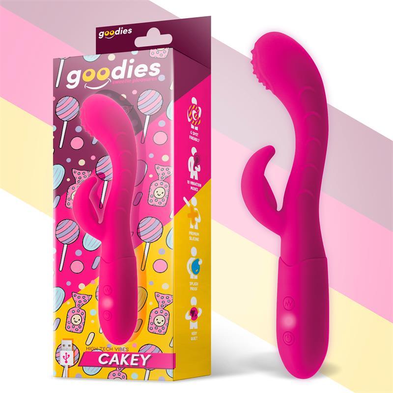 Goodies Cakey G-Spot i Rabbit Vibrator - EROTIC - Sex Shop