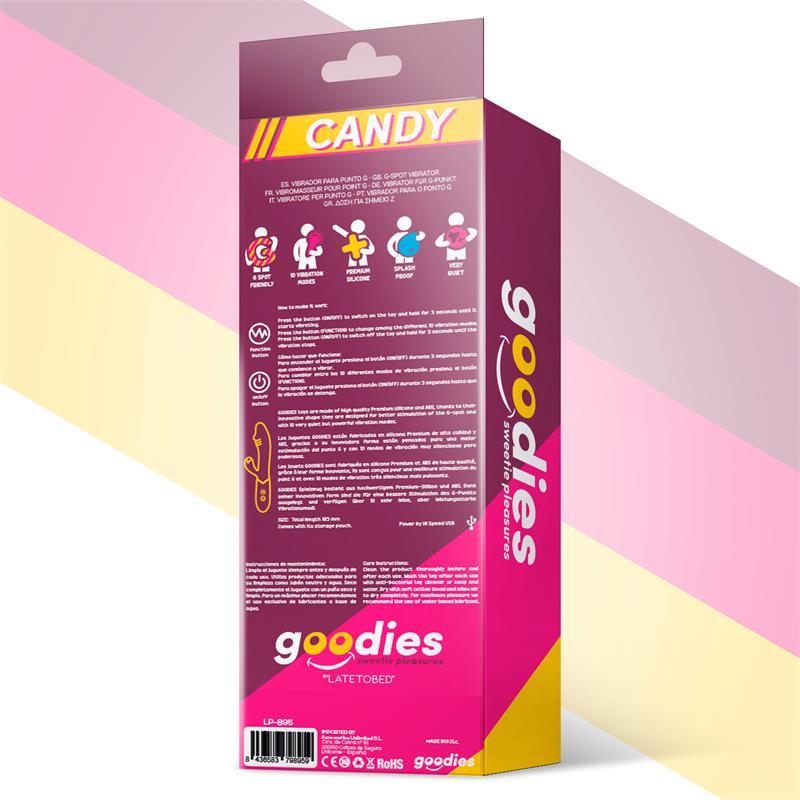 Goodies Candy G-Spot i Rabbit Vibrator - EROTIC - Sex Shop