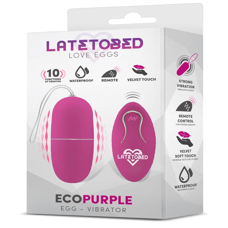 Latetobed Ecopurple Egg Vibrator - EROTIC - Sex Shop