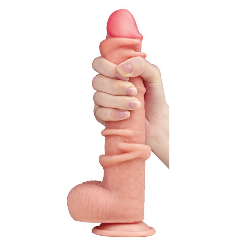 Liketrue Slidy realistični dvoslojni dildo 22,8cm - EROTIC - Sex Shop