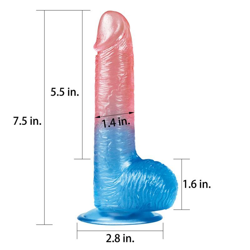 Lovetoy Dazzle Studs dildo 19cm - EROTIC - Sex Shop