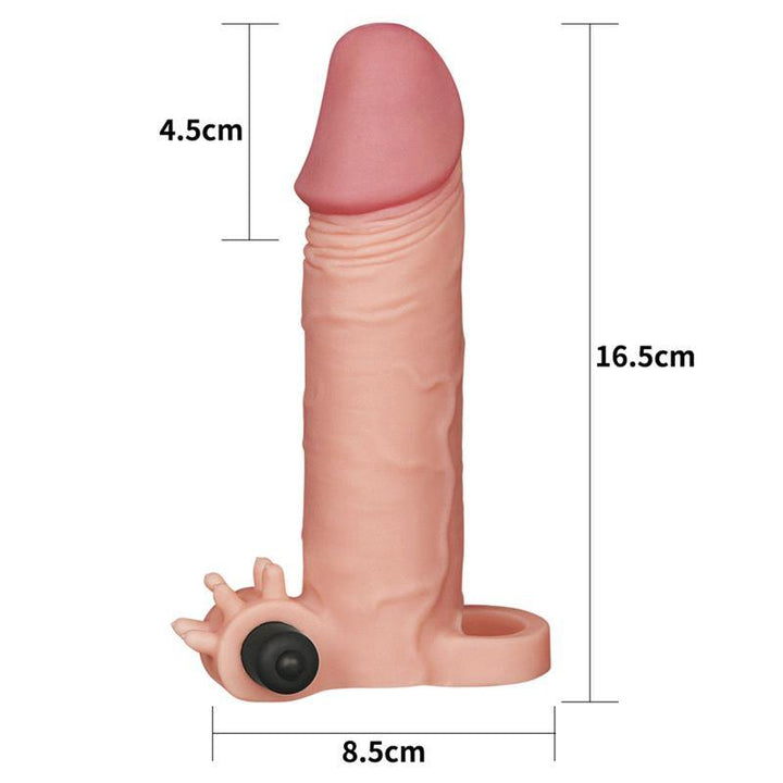 Lovetoy navlaka za penis s vibratorom 16,5cm - EROTIC - Sex Shop