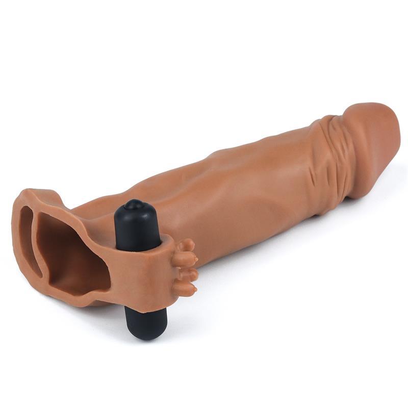 Lovetoy navlaka za penis s vibratorom 18,5cm - EROTIC - Sex Shop