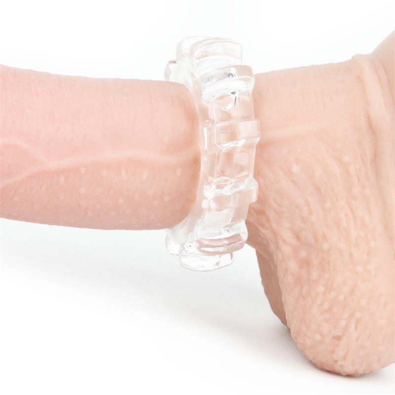 Lovetoy Power Plus penis prsten 1,6cm transparent - EROTIC - Sex Shop