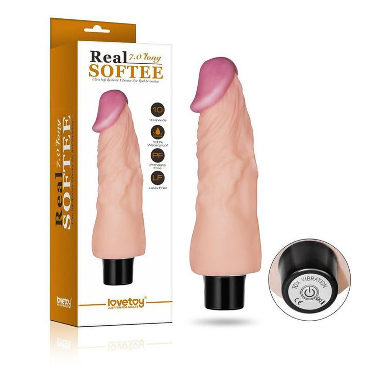 Lovetoy Real Softee vibrator 18cm - EROTIC - Sex Shop