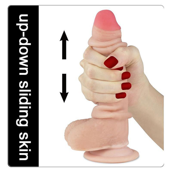 Lovetoy Sliding Skin dildo 17,5cm - EROTIC - Sex Shop
