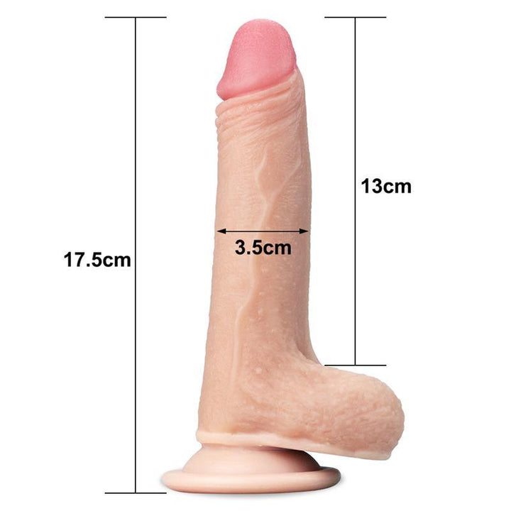 Lovetoy Sliding Skin dildo 17,5cm - EROTIC - Sex Shop