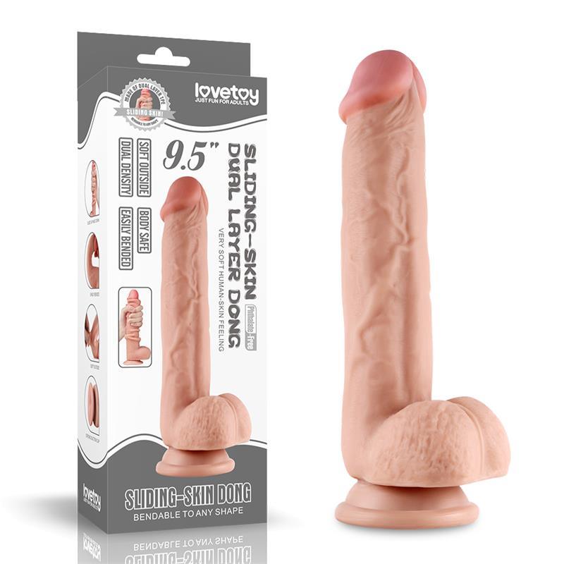 Lovetoy Sliding Skin dildo 24cm - EROTIC - Sex Shop