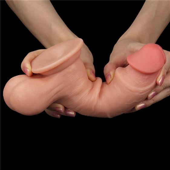 Lovetoy Sliding Skin dildo s cijelim testisima 19,5 cm - EROTIC - Sex Shop