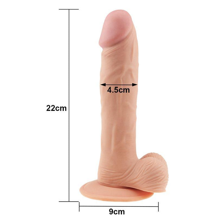 Lovetoy Ultra Soft Dude dildo 9" 22,8cm x 4,5cm - EROTIC - Sex Shop