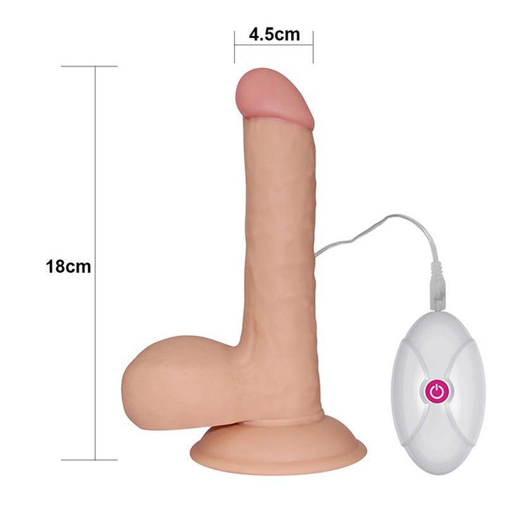 Lovetoy Ultra Soft Dude vibrator 7,5" 19cm x 4,5cm - EROTIC - Sex Shop