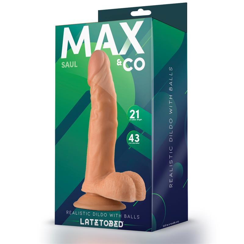 MAX&CO Saul realistični dildo 21 cm - EROTIC - Sex Shop