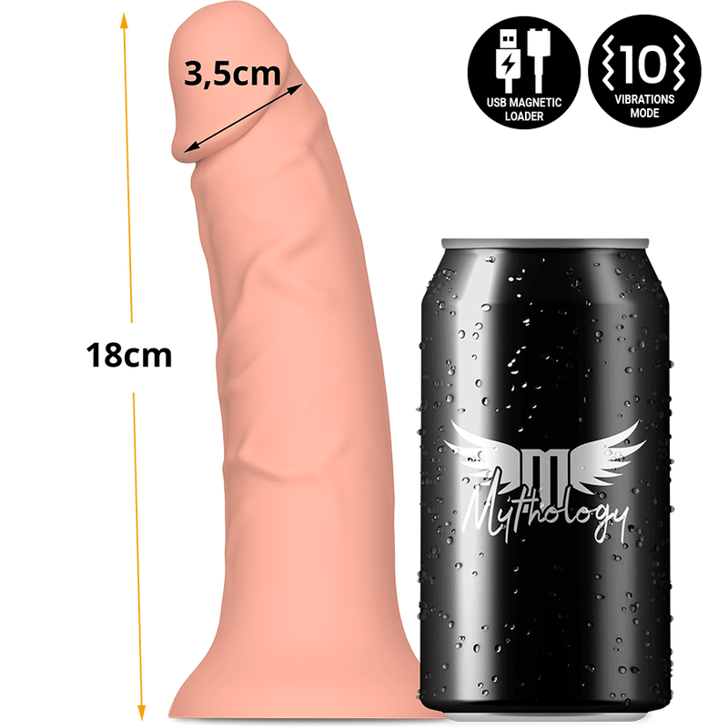 Mythology Asher Original vibrirajući dildo 18cm - EROTIC - Sex Shop