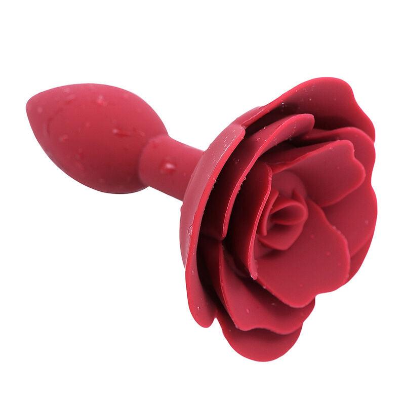 OHMAMA fetish rose silikonski analni čep - EROTIC - Sex Shop