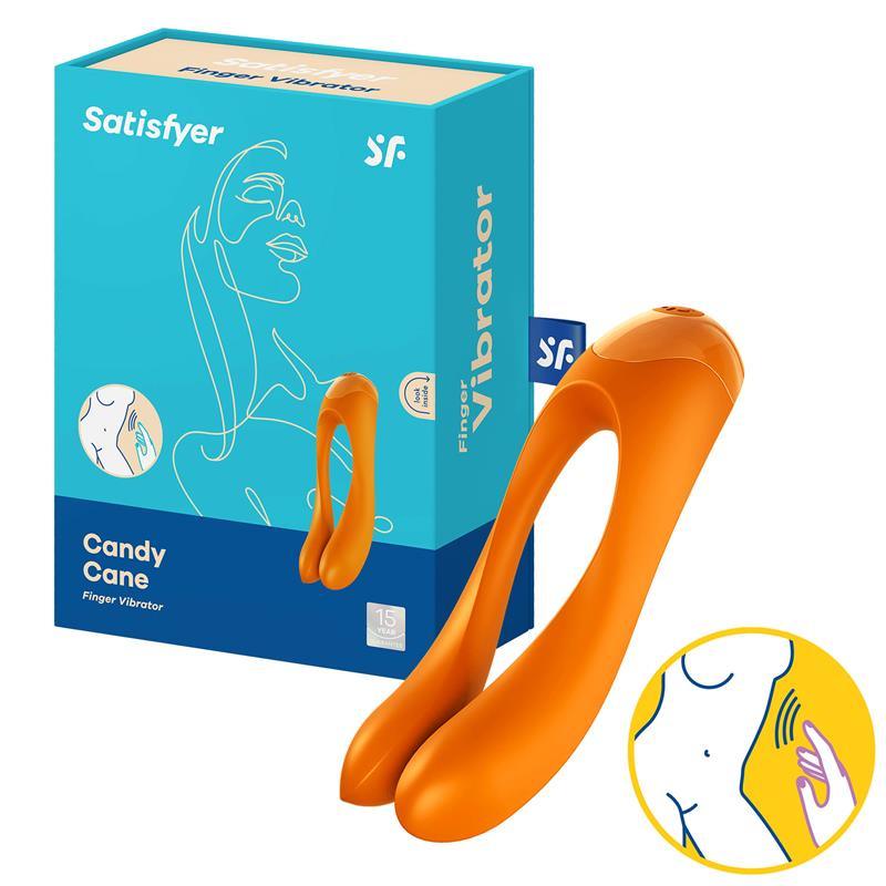 Satisfyer Candy Cane vibrator za prst - EROTIC - Sex Shop