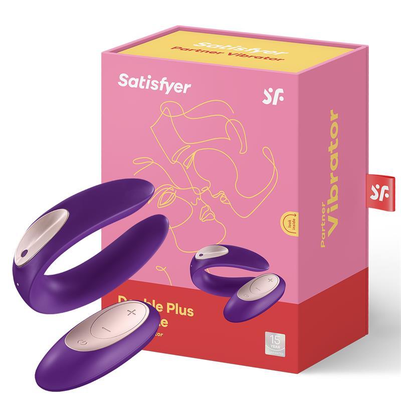 Satisfyer Double Partner Plus Vibrator sa daljinskim upravljačem - EROTIC - Sex Shop