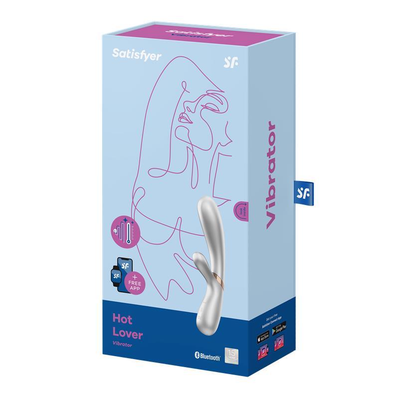 Satisfyer Hot Lover Vibrator Silver and Champagne - EROTIC - Sex Shop