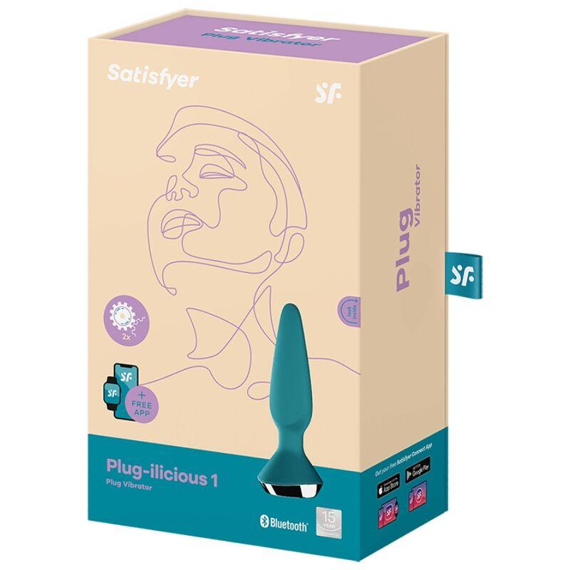 Satisfyer Iliciou Plug 1 analni vibrator zeleni - EROTIC - Sex Shop