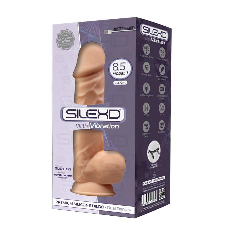 Silexd model 1 vibrirajući dildo 8,5" 21,5cm natural - EROTIC - Sex Shop