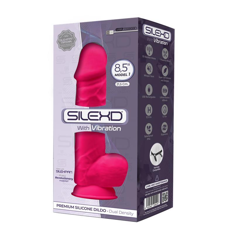 Silexd model 1 vibrirajući dildo 8,5" 21,5cm roza - EROTIC - Sex Shop