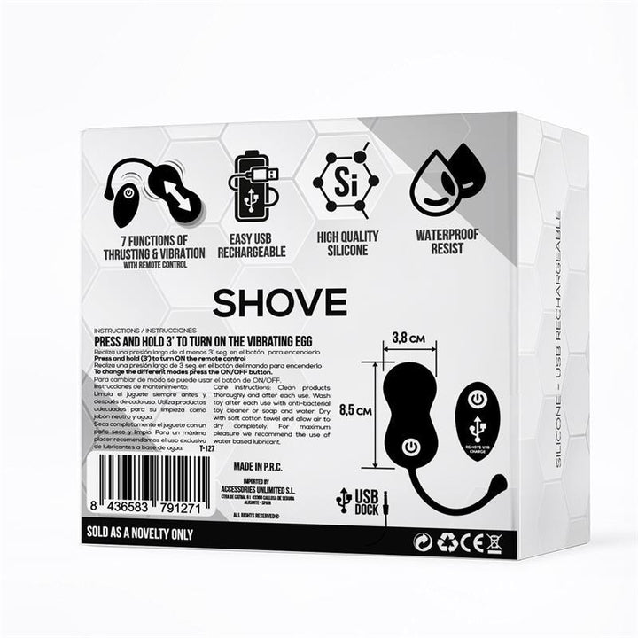 Tardenoche Shove Egg Vibrator s daljinskim upravljačem - EROTIC - Sex Shop