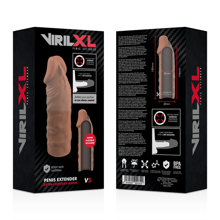 VirilXL V5 navlaka za penis smeđa - EROTIC - Sex Shop